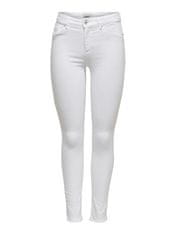 ONLY Dámske džínsy ONLBLUSH Slim Fit 15155438 White (Veľkosť M/30)