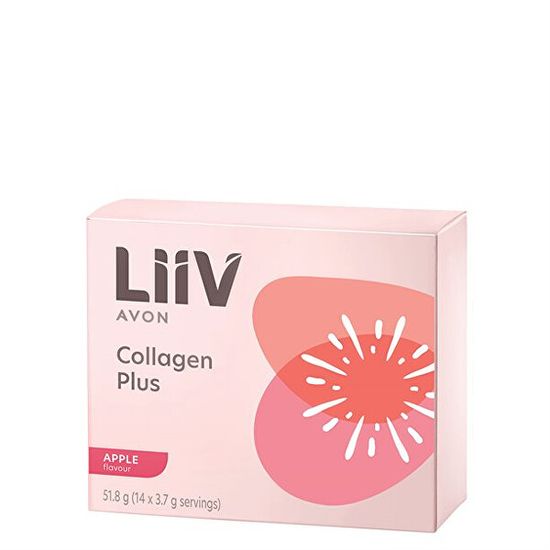 Avon Kolagénový nápoj v prášku s príchuťou jablka Collagen Plus LiiV