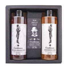 Bohemia GIFTS Kozmetická sada Gentleman – gél 250 ml, mydlo 145 g a šampón 250 ml