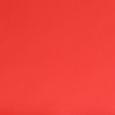 Vidaxl Kancelárske otočné kreslo, červené, čalúnené umelou kožou