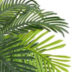 Vidaxl Umelá palma Cycas s kvetináčom 90 cm zelená