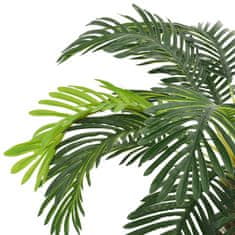 Vidaxl Umelá palma Cycas s kvetináčom 90 cm zelená