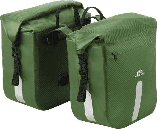 Dutch Mountains Taška na bicykel Bicycle Bag Double Green