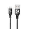 MG kábel USB / Lightning 2.4A 1m, čierny