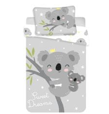 Jerry Fabrics Posteľná Bielizeň Do Postieľky Koala Sweet Dreams Baby Bavlna, 100/135, 40/60 Cm
