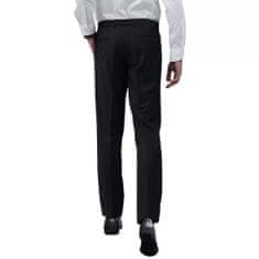 Vidaxl Pánske oblekové nohavice, čierne, veľkosť 48