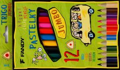 FANDY Pastelky 12 jumbo Trigo