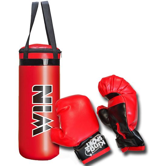 Enero Juniorský boxerský set - vrece 22,5 x 15 x 38,5 cm + rukavice D-291