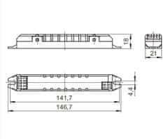 Vossloh-Schwabe Elektronický predradník ELXs 116.903