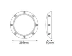 Diolamp LED prisadené svietidlo do bazéna 25W/12V AC-DC/4000K/2030Lm/90°/IP68/IK09, kruhové biele