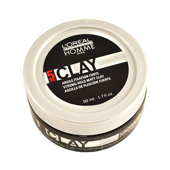 Loreal Professionnel Stylingová hlina pre mužov Clay (Strong Hold Matt Clay) 50 ml