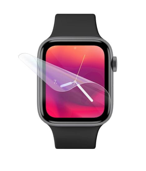 FIXED TPU fólia na displej Invisible Protector pro Apple Watch 41 mm, 2 ks v balení FIXIP-817, číra