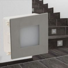 Vidaxl 2 LED do schodov zapustené svetlá 85 x 85 x 48 mm