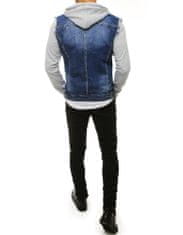 Dstreet Pánska jeansová bunda Lean modrá XL