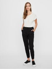 Vero Moda Dámske nohavice VMEVA Regular Fit 10197909 Black (Veľkosť XS/32)