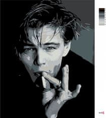 ZUTY Maľovanie podľa čísel - LEONARDO DICAPRIO S CIGARETOU 40x50 cm NO