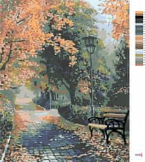 ZUTY Maľovanie podľa čísel - PARK V NOVEMBRI 40x50 cm NO