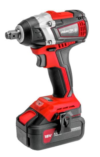 PRAKTIK TOOLS AKU Rázový skrutkovač 18V + batéria a nabíjačka Q-LINE FlexPower