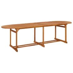 Petromila vidaXL Záhradný jedálenský stôl 280x90x75 cm masívne akáciové drevo