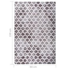 Vidaxl Prateľný koberec 80x150 cm viacfarebný protišmykový