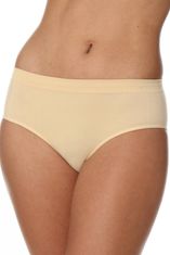 Brubeck Brazilky 00090A HI beige + Nadkolienky Gatta Calzino Strech, béžová, M