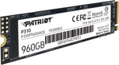 Patriot P310, M.2 - 960GB (P310P960GM28)