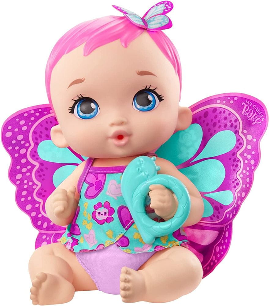 Mattel My Garden Baby Bábätko - purpurový motýlik GYP09