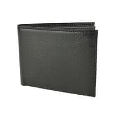 VegaLM Kožená peňaženka z pravej kože v čiernej farbe