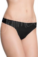 Julimex Dámske tangá String black, čierna, L