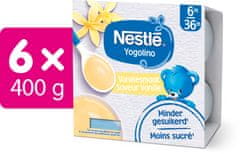 Nestlé Yogolino mliečny dezert s príchuťou vanilky 6x (4x100g)