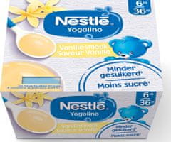 Nestlé Yogolino mliečny dezert s príchuťou vanilky 6x (4x100g)