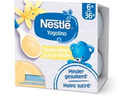 Nestlé Yogolino mliečny dezert s príchuťou vanilky 6x (4x100g)