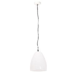 Petromila vidaXL Industriálna závesná lampa 25 W biela 32 cm okrúhla E27