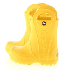 Crocs Galoše do vody žltá 33 EU Handle Rain Boot Kids