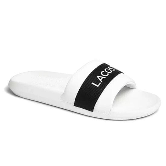 Lacoste Šľapky biela 40.5 EU Croco Slide