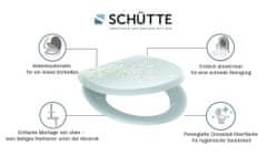 Schütte WC sedátko FLOWER IN THE WIND| Duroplast, Soft Close s automatickým klesáním a rychloupínáním