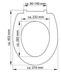 Schütte WC sedátko FLOWER IN THE WIND| Duroplast, Soft Close s automatickým klesáním a rychloupínáním