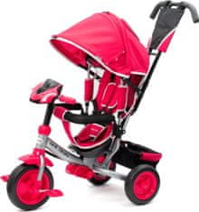 Baby Mix Dětská tříkolka s LED světly Baby Mix Lux Trike růžová