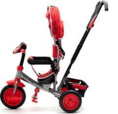 Baby Mix Dětská tříkolka s LED světly Baby Mix Lux Trike červená