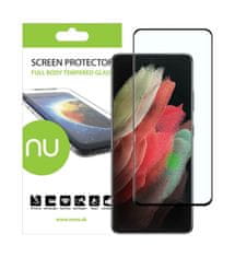 Nuvo Ochranné sklo NUVO pre Samsung Galaxy S21 Ultra čierny rám