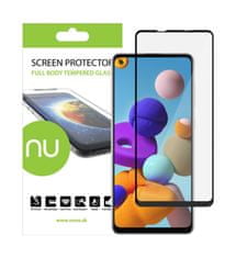 Nuvo Ochranné sklo NUVO pre Samsung Galaxy A21s čierny rám