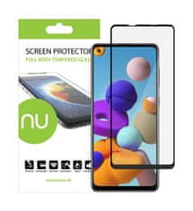 Nuvo Ochranné sklo NUVO pre Samsung Galaxy A21s čierny rám
