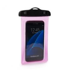 Nuvo vodeodolné puzdro, veľkosť iPhone 6S, ružové