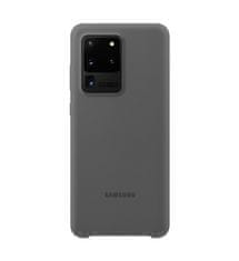 SAMSUNG Silicone Cover pre Galaxy S20 Ultra šedý