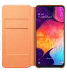 SAMSUNG flipový kryt pre Galaxy A50 biely