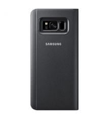 SAMSUNG Clear View Standing Cover pre Galaxy S8 Plus čierny