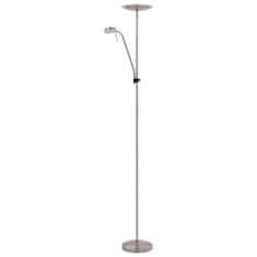 Vidaxl Stojanová lampa strieborná 180 cm 16 W