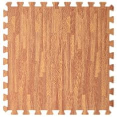 Greatstore Podložka puzzle štruktúra dreva 6 ks 2,16㎡ EVA pena