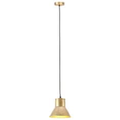 Vidaxl Závesná lampa 25 W, mosadzná, okrúhla 17 cm E27