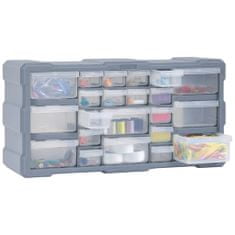 Vidaxl Organizér s 22 zásuvkami 49x16x25,5 cm